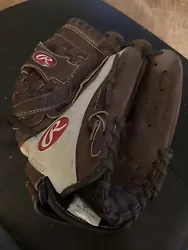 Rawlings C125FP Leather Right Hand Throw Baseball Glove 12 1/2