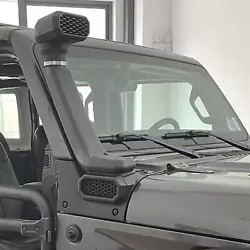 Part Type :Air Snorkel. 1 x Front Right Black Snorkel Includes Low Mount/High Mount Intakes. 2018+ Jeep Wrangler JL...
