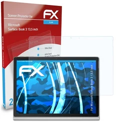 Ultra-transparent et à revêtement dur: atFoliX 2 x FX-Clear Protecteur décran pour Microsoft Surface Book 3 (13,5...