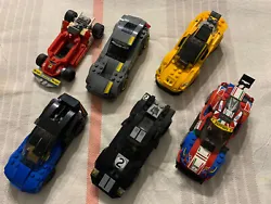 Lot De Voitures Racers Lego. A compléter. Certains sticks à changerPas de personnage