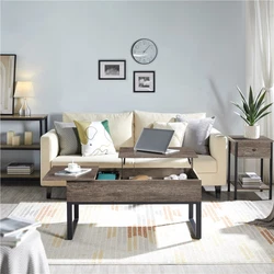 【Practical lift-top design】The tabletop raises to a comfortable 63cm/25” desk height so you no longer need to...