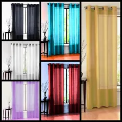You will receive per order : 1 SET Window Curtain. See through and easy to hang. Size: : 2X 52