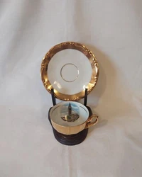 This exquisite two-piece tea cup and saucer set from Kronester Bavaria is a must-have for all tea lovers and collectors...