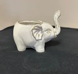 Accent Decor Elephant Pot 5 x 3 x 4. The Elephant Pot is a great for plantings.