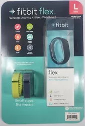 Fitbit Flex Wireless Activity+Sleep Wristband Black/2 Extra Bands New Large.