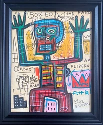 Also drawing on reverse side of paper. The drawing was acquired from a estate sale and will highly enhance any art...