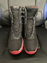 Mens Nike Jordan Future Boot Black, Gray And Red Size 14 Style 854554-001. Used slightly worn great condition no box