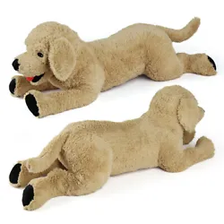 This cute puppy dog stuffed plush toy is really incredibly soft like a minky blanket, the stuffing is sweet and...
