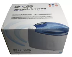 iSonic F3900 Ultrasonic Denture & Retainer Cleaner - White New In Box. See pictures.Indy 2