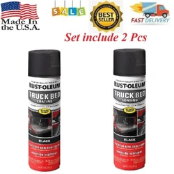 Black, Rust-Oleum Automotive Truck Bed Coating Spray Paint-248914, 15 oz: Is easy to use and provides a durable,...