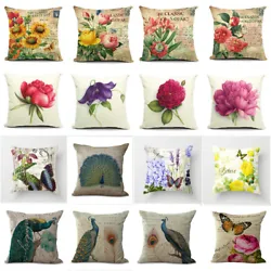 Type:Pillow case. 1 Pillow case. Material:Linen Cotton. USE2cushion cover，Couch Bed Pillowcase....