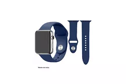 Ibroz Bracelet Silicone Apple Watch 44 mm Bleu nuit. Mis en ligne via Market Invaders : Application de gestion de...