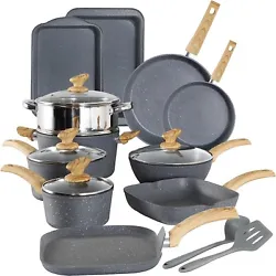 ⭐Nonstick Pots and Pans Set - When buying cookware, one of the important things is nonstick capabilities. The...