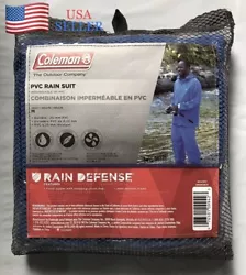 Constructed of durable PVC with a nylon lining, the Rain Suit includes a rain jacket and pants. The center front zipper...