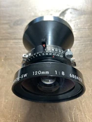 This Nikon Nikkor SW 120mm f/8.0 has superb glass and is set in an excellent Copol shutter. I used this lens...