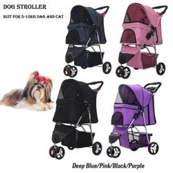 Its perfect for carrying beverages, toys, snacks, and more. - Our pet stroller utilizes sturdy wheels with full...