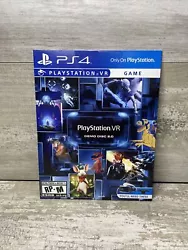 VR Demo Disk 2.0 PS4 PlayStation 4 Video Game Sealed Brand New.