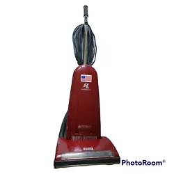 Riccar 8920 Commercial Vacuum cleaner Works Great And Tested.  This is covered with scratches and scuffs. The handle...