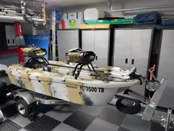 This is the ultimate 10’ electric 2 person powered boat. Check out the videos on their website at freedom electric...