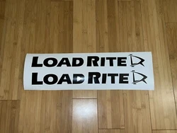 LOAD RITE 24”” (x2) BOAT TRAILER DECALS Stickers MARINE Grade Waterproof Black. 24” long x 2.9” tallThis...