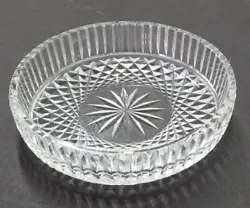 The round shape and short stem make it perfect for use as an open butter or candy dish. With its clear color and...
