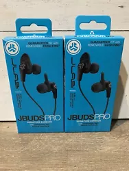 Lot Of 2-m - JLAB JBuds Pro Signature Earbuds w/Universal MIC+Track Control.