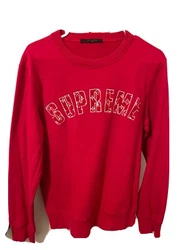 Louis Vuitton x Supreme LV x Supreme Mens Medium Arc Logo Crewneck. worn in good condition. just the crewneck no box &...