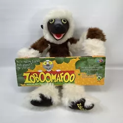 Zoboomafoo Zoboo Plush Lemur PBS Monkey Soft Stuffed Animal Toy Vintage w/TAGS.