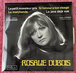 Vinyle 45 tours Rosale Dubois 1969Édition originale avec sa languette d’origine En excellent état Couverture NM...