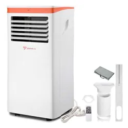 Portable Air Conditioner features 10000 BTU cooling power to effectively lower temperature to 61°F in up to 300 sq....