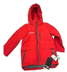 Sawyer Insulated Snow Jacket. Boulder Gear. Size 6 toddler. is made with a waterproof and breathable. Attached hood....