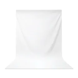 [1 x] 6 x 9 ft. White Photography Backdrop. This Backdrop made by pure premium fabricated material. Pre-stitched Loop...