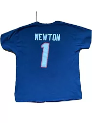 Cam Newton New England Patriots Jersey Shirt. On an official NFL Team Apparel Tagless. Has a small bleach stain...