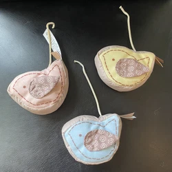 Fisher Price My Little Snugabunny Cradle Swing Set of 3 Plush Birds Mobile Toys, as shown Replacement PartIn very good...