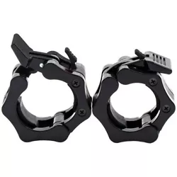 Kreytis Fitness Pair of 2 Inch Olympic Barbell Clamps Collars Quick Release.