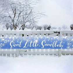 🍼🍼Unique Design Sweet Little Snowflake Banner - This beautiful Little Snowflake Banner is a perfect collection...