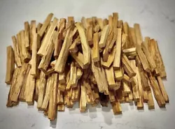 THINLY CUT 1/2 LB (55-60 Sticks Approx) Peru Palo Santo Holy Wood.  Freshly cut and packed, strong sense smell.   Fast...