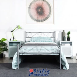 Strong and sturdy steel makes safety and comfort for sleep. It also create a under-bed storage area for you to make...