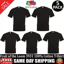 Style: 3931. TM T-Shirt Blank White T Shirt 3931 S-6XL. TM Crew Plain T-Shirt - 3931. Fruit Of The Loom. FRUIT OF THE...