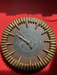 Great Ammo Clock for your wall collection. Nice work done.
