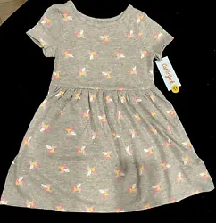 Toddler Girls Short Sleeve Unicorn Dress - Cat & Jack - Size 4T. This short-sleeve dress made from soft, lightweight...