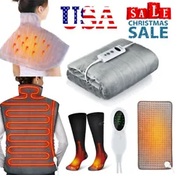 With this electronic cosy heating blanket you will be able to pleasantly warm your body or specific body regions. The...