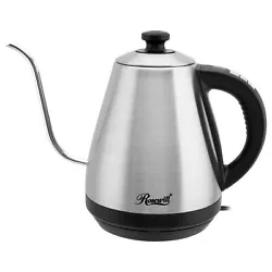 TypeElectric Kettle. Easily detach the kettle body from the user-friendly 360-degree rotating base for cordless...