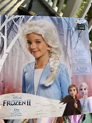Disney Frozen 2 Elsa Child Blonde Wig Licensed Halloween Dress Up New.