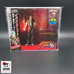Vends THE KING OF FIGHTERS 96 sur NEO GEO CD version japonaise en état mint. Un magnifique exemplaire de THE KING OF...