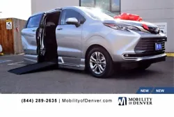 IN STOCK: *Qualifies for a $1,000 Toyota Mobility Rebate. New 2022 Toyota Sienna Platinum VMI NorthStar Hybrid AWD...