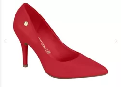 Matte Red hue. - Extra comfort rubber sole. - 10cm covered stiletto heel. - Structured heel.