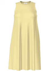 NWT LuLaRoe Large Charlotte Tank Dress Solid Yellow