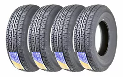Set 4 Premium Trailer Tires ST205 75R15 Radial /8 PR Load Range D w/Scuff Guard. Trailer tires. Featured 