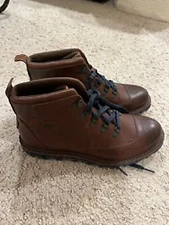 Sorel Hiking Boots size 9.  Really sturdy but light.  Never worn but has some scuffs due to being in storage for a...